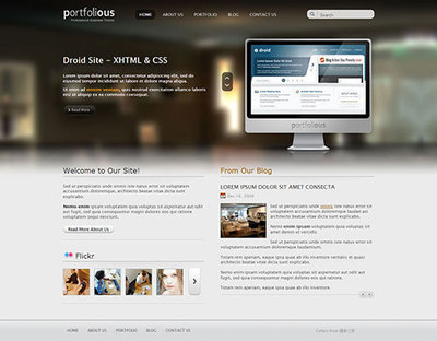 软件服务商官网产品展示网站模板设计